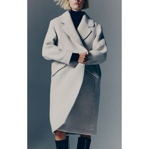 H&M Women's Gray Trench Coat
